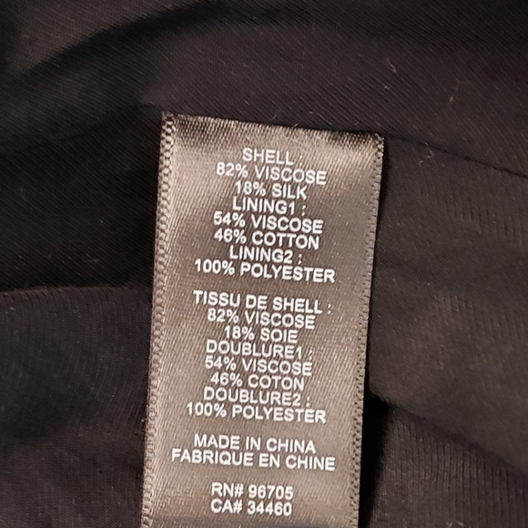 Rebecca Taylor Jewel Black Floral Velvet Jacket Blazer Size 4 - Picture 13 of 14